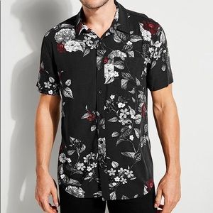 Guess Dark Garden Floral-Print Shirt